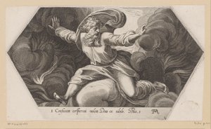 Deus separa a luz da escuridão
Pinturas na Loggia de Rafael (título da série)
La Sacra Genesi (título da série)