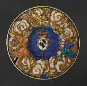 Placa com as Armas da Família Pucci, 1532.