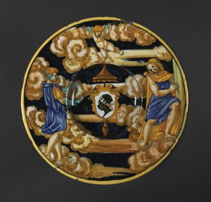 Placa com as Armas da Família Pucci, 1532.