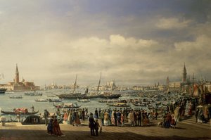 Napoleão III chegando em Veneza de Francesco Zanin