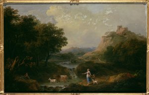 Paisagem com figuras de Francesco Zuccarelli