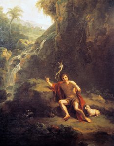 Paisagem com São João Baptista de Francesco Zuccarelli
