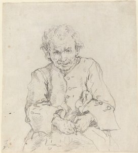 Camponês sentado de Francesco Zuccarelli