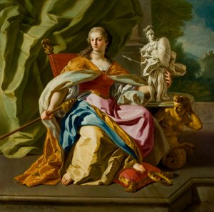 Alegoria da nobreza da ordem de Malta, 1747.