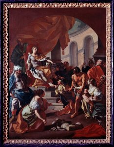 Julgamento da Pintura Salomão por Francesco de Mura (1696-1782) Museo dell