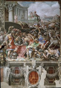 A vida de Furius Camillus (fresco