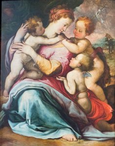 Madonna e Criança, o jovem São João e um anjo