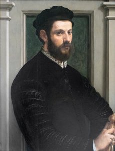Retrato de um cavalheiro de Francesco de Rossi Salviati Cecchino