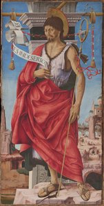 Políptico Griffoni: São João Batista, ca 1472-1473. de Francesco del Cossa