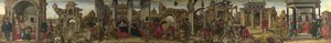 Cenas da Vida de São Vicente Ferrer, ca 1450-1475. de Francesco del Cossa,