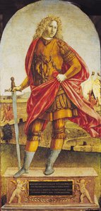 Publius Scipio Africanus (c.235-183 a.C.) (óleo sobre painel)