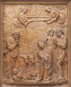A adoração dos pastores de Francesco di Simone Ferrucci