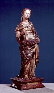 St. Dorothy (madeira policromada)