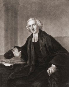 William Romaine. Retrato. (impressão) de Francis (after) Cotes