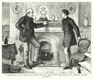 Ilustração para grandes expectativas de Charles Dickens (gravura)