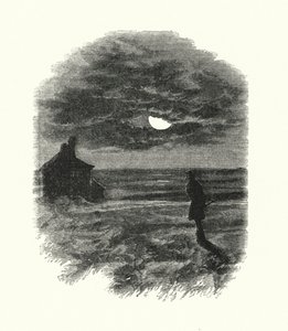 Ilustração para grandes expectativas de Charles Dickens (gravura) de Francis Arthur Fraser