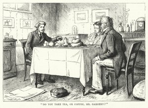 Ilustração para grandes expectativas de Charles Dickens (gravura) de Francis Arthur Fraser