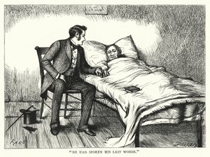 Ilustração para grandes expectativas de Charles Dickens (gravura) de Francis Arthur Fraser