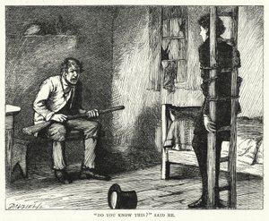 Ilustração para grandes expectativas de Charles Dickens (gravura)