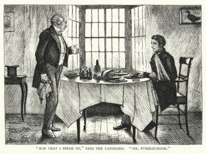 Ilustração para grandes expectativas de Charles Dickens (gravura)
