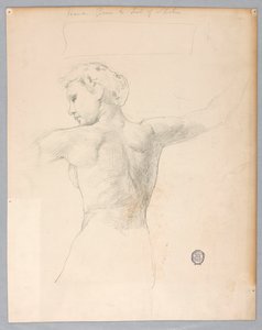 Esboço para "Noite" de Francis Augustus Lathrop