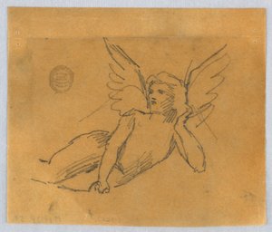 Esboço para Putto de Francis Augustus Lathrop