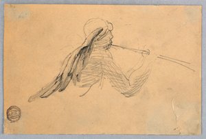 Esboço para um anjo de Francis Augustus Lathrop