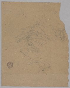 Esboço de Figuras Celestiais de Francis Augustus Lathrop