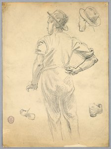 Esboço de um homem de Francis Augustus Lathrop