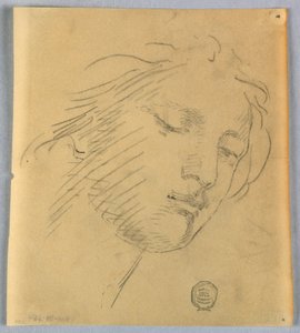 Esboço do rosto de uma mulher de Francis Augustus Lathrop