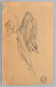 Esboço de um anjo de Francis Augustus Lathrop