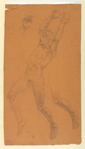 Estudos para uma figura voadora de Francis Augustus Lathrop