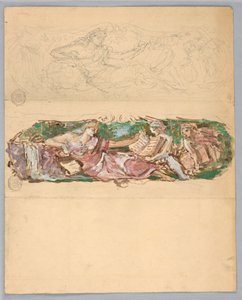 Estudos para um painel de parede de Francis Augustus Lathrop