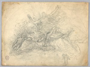 Estudo para Caridade, Fé e Esperança de Francis Augustus Lathrop