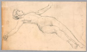 Estudo para "Diana e Suas Atendentes entre as Constelações" de Francis Augustus Lathrop