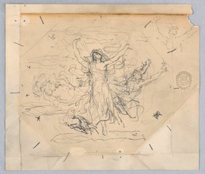 Estudo para "Zodíaco" de Francis Augustus Lathrop