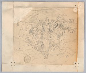 Estudo para "Zodíaco" de Francis Augustus Lathrop