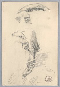 Estudo de cortinas de Francis Augustus Lathrop