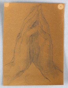 Estudo das mãos de Francis Augustus Lathrop