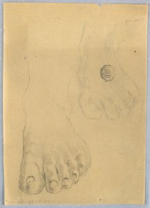 Estudo de um pé esquerdo de Francis Augustus Lathrop