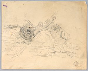 Anjos de adoração de Francis Augustus Lathrop
