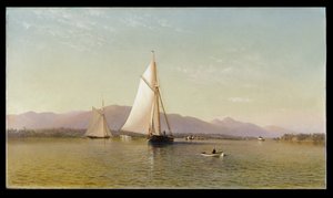 O Hudson em Tappan Zee, 1876