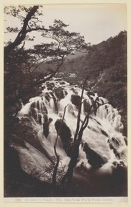 Betws-y Coed, The Swallow Falls from Above de Francis Bedford