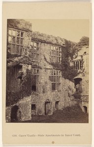 Castelo de Carew - aposentos de Estado no pátio interior de Francis Bedford