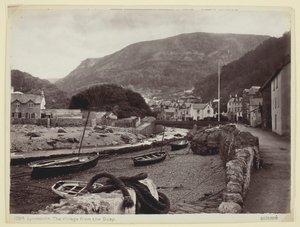 Lynmouth, The Village from the Quay, 186094. de Francis Bedford