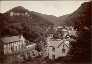 Lynmouth visto de Mars Hill de Francis Bedford