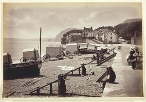 Sidmouth, West of Esplanade, 186094. de Francis Bedford