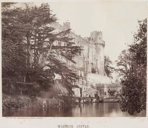 Castelo de Warwick, c.1857 (estampado em albúmen) de Francis Bedford
