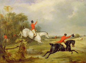 Breaking Cover, Bachelor&39;s Hall (óleo sobre tela) de Francis Calcraft Turner