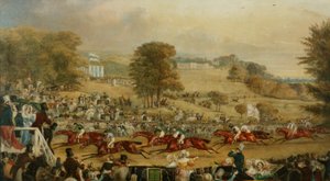 Heaton Park Races, Manchester (óleo sobre tela) de Francis Calcraft Turner